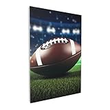 Cadeau idéal : nos peintures imprimées sur toile de football américain sont un achat idéal et attentionné pour vos proches pour une pendaison de crémaillère, un anniversaire, Noël, un anniversaire de mariage et plus encore. Obtenez ces cadeaux sur toile pour vous-même, vos amis et votre famille pour répandre de la joie sur leurs murs. Rappel de taille : veuillez mesurer votre mur correctement et assurez-vous de choisir la bonne taille.