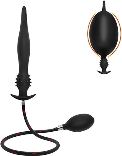 Miniatura 8 de Juguetes para adultos, expansor inflable de silicona con tapón de silicona para entrenamiento de cuentas anales, estimulador sexual anal, para