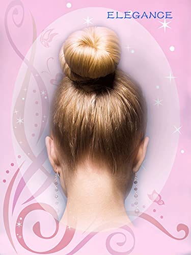 Stunner Cat Hair Bun Maker (37 Count, 3.5 Inches Large, 3 Inches Medium, 2 Inches Small, Beige), Hair Doughnut Shaper For Girl thumb #2