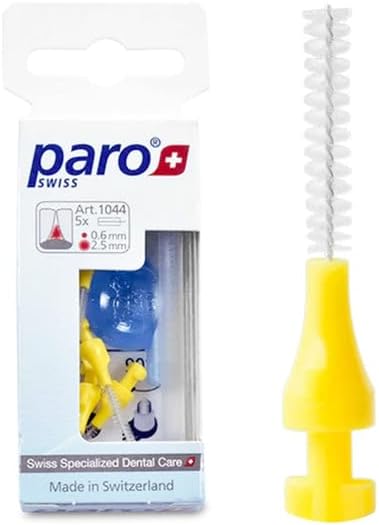 Paro Swiss Isola F, Xx-Fine, Yellow, Cylindrical, Ø 2.5 Mm, 5 Pcs.