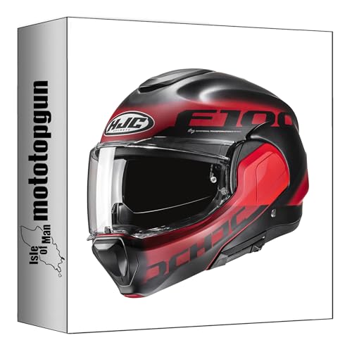 Casque modulable HJC F100 Hetal MC1SF XXL idéal pour les longs trajets mototopgun