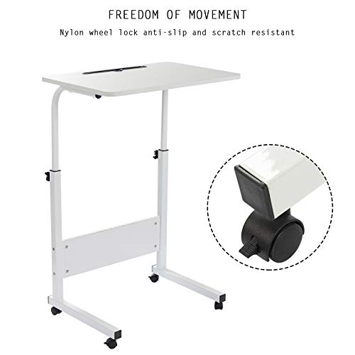 GRANDMA SHARK 60 × 40 cm laptoptafel voor bank of bed, laptopbureau, in hoogte verstelbaar computerbureau, draagbare… - Image 8