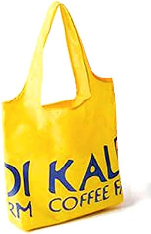 Amazon カルディ ポリエステル エコバッグ イエロー エコバッグ 買い物バッグ