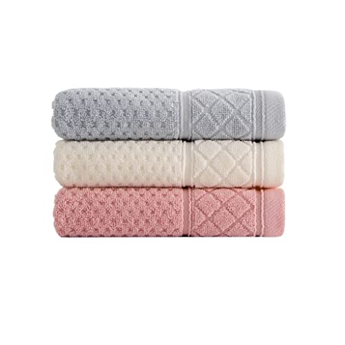 Serviette de toilette en forme de diamant grand confort pour salle de bain moderne