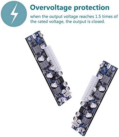 Mini ITX DC Power Supply, 350w ITX Power Supply, 19V Mini ITX Motherboard 200W Computer Power Supply, with Overvoltage and Short Circuit