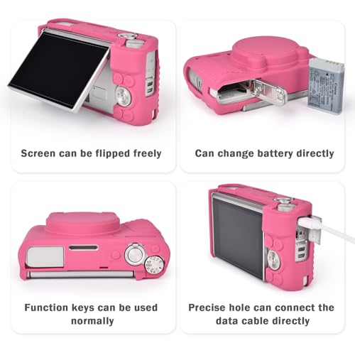 Funda de silicona para cámara Canon Powershot SX740 SX730 HS miniatura 3