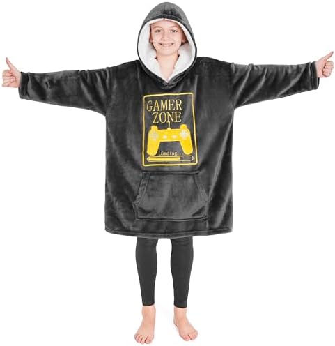 CityComfort Hoodie For Boys, Fleece Oversized Hoodie Blanket