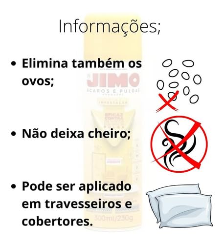 Kit Anti Ácaros Pulgas E Carrapatos 300ml 3 Unidades