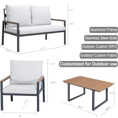 Kmx Aluminum Patio Furniture Set thumb #6