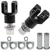 amavoler Motorcycle Foot Pegs Mount Supports Footrest Mounting Clevis Hardware Kit for Softail FXST