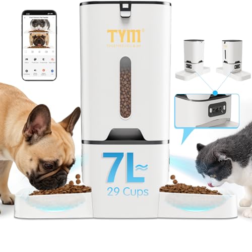 TYM Automatic Cat Feeder Dual Camera