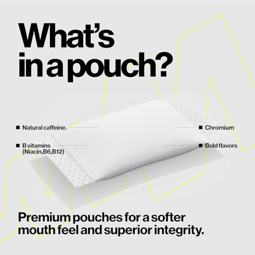 Image of Wip Energy Pouches | 100mg & 200mg Natural Caffeine | Vitamins and Minerals | 4 Pack Variety: Mint and Fruit Punch