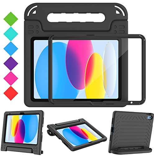 Surom Kids Case for iPad (A16) 11th Generation 11 inch 2025/10th Generation 10.9 inch 2022, with Built-in Screen Protector