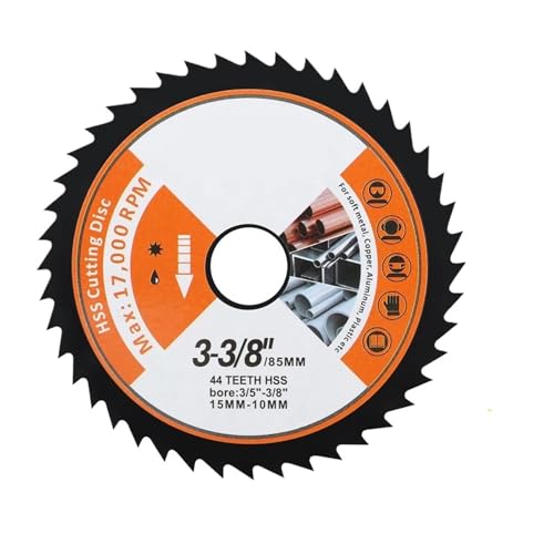 Disque de coupe ultra-fin HSS 75mm pour outillage rotatif métal doux et bois alésage 10mm
