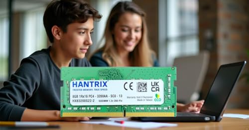Image of 8GB DDR4 3200MHz Laptop RAM | 1Rx16 - (4 Chip) | PC4-3200AA | 260-Pin SODIMM 1.2V CL22 | High-Speed Memory Upgrade | 3-Year Warranty