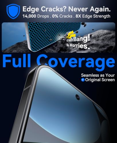 Image of Supershieldz By DABEN Screen Protector Compatible for Google Pixel 10 Pro XL / 9 Pro XL (6.8-Inch) Tempered Glass, Easy Installation Tool, 9H Hardness, HD Clear, Case Friendly, Full Coverage