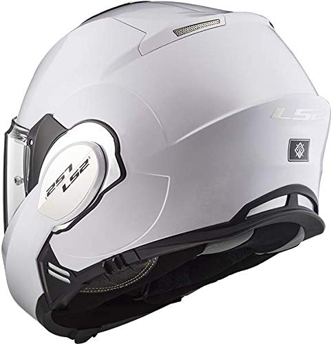 LS2 - Casco FF399 VALIANT, colore bianco S bianco