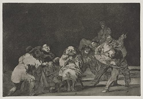 Peinture d'art d'affiche Goya 60x90cm pour habiller un grand mur vide avec élégance