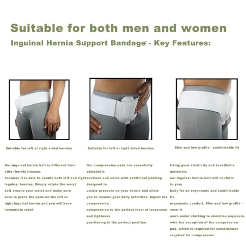 Faja para Hernia Abdominal para Hombre, Talla Única miniatura 7