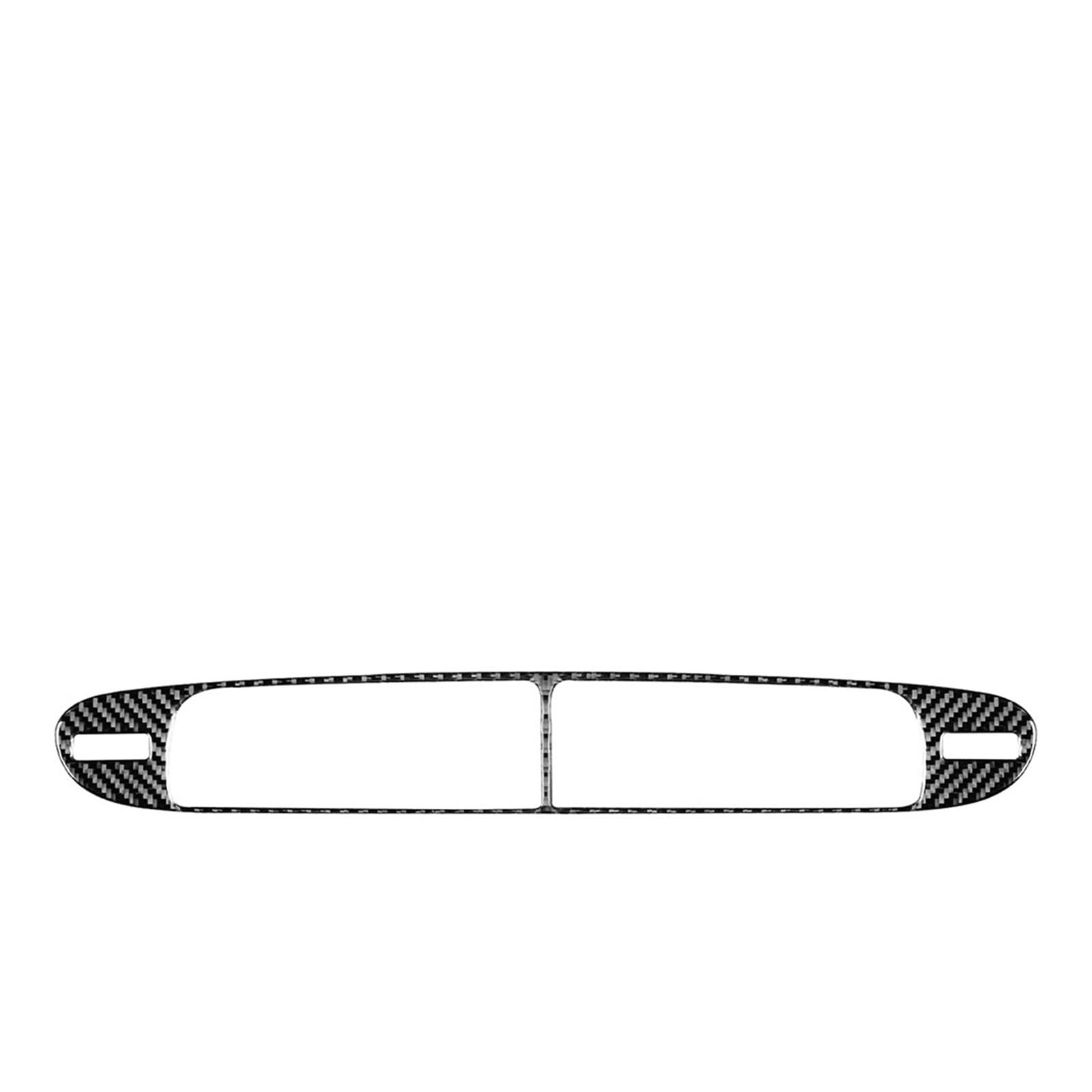 Interior Trim for Chevrolet for Camaro 2010-2014 2015 1PIECE Car Central Console Air Vent Outlet Panel Cover Decoration Sticker Trim Cover Trim Sticker(Black)