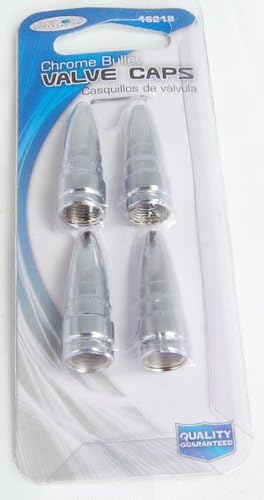 Custom Accessories 16218 Chrome Bullet Style Valve Cap