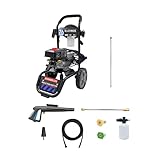 AR Blue Clean MAXX3000-BNDLNC, Includes MAXX 3000 Electric Pressure Washer with 12' Quick Connect Extension Lance. 3000 PSI, 1.3 GPM, Easy Quick Connection Lance, Trigger Gun, 25' Hose, 61 lbs