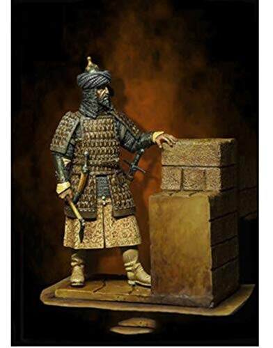 Figura modelo guerrero antiguo Saladin 1:24 75mm miniatura 1