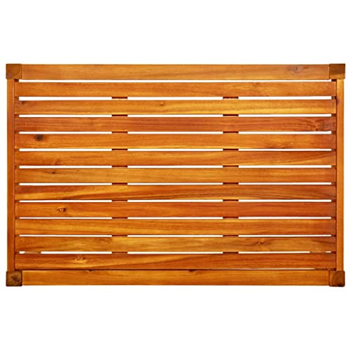 Mesa de terraza que ahorra espacio de madera de acacia para exterior 6