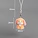 Treayes 3D Flocked Dog Keychain with Mini Doll Charm Cute Pomeranian Husky Resin Pendant for Phone DIY Jewelry Accessories Gift (All Puppies)