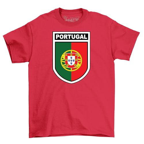 Camiseta de fútbol de Portugal para hombre, unisex, novedosa camiseta de Inglaterra, rosso, 4XL