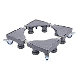 ARTISHION Mobile Base Fridge Stand Universal Mobile Roller Adjustable Movable Refrigerator Stand...