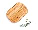 Produktbild DARIDO Rustikales Olivenholz-Wendebrett - Handgefertigt - ca. 30 x 18 (+-3 cm) - Servierbrett - Frühstücksbrett - Charcuteriebrett - Käsebrett - Küchenschneidebrett