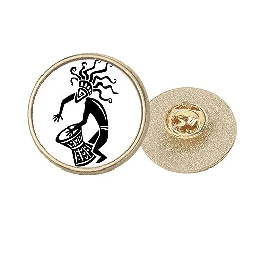 Broche égyptienne antique en métal doré pour personnaliser vos vestes et manteaux