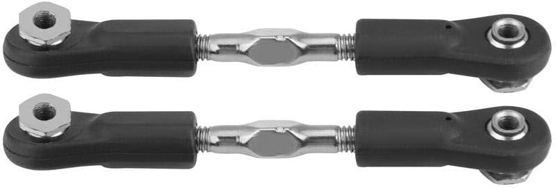 Dilwe RC Steering Rod, 2pcs/Set Remote Control Car Steering Rod Servo Link Turnbuckle Linkage for ZD 1:8 Model Car(Servo Rod)