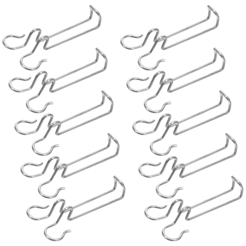 Gadpiparty Lot De 10 Crochets Pour Câbles De Panneaux Solaires Serre-Câbles Photovoltaïques Supports De Câbles Pour Châssis De Remorque Clips Pour Panneaux Solaires Crochets Métalliques