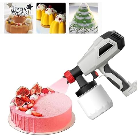 Chocolate Spray Gun,DIY Baking Cake Airbrush Coloring Gun,Cake Desserts Decor Baking Sandblasting Machine,Portable Small Baking Sprayer Cake Sprayer Kit for Cake,Chocolate Decoration Cover