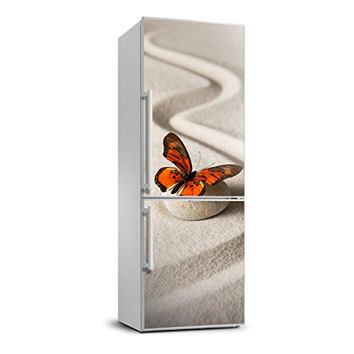 Cubierta de refrigerador autoadhesiva para ocultar imperfecciones y decorar 2