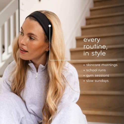 Image of KOOSHOO Head-Band for Men and Women - Durable, Plant-Based Hair Accessory - Versatile Sports Sweatband - Elastic Thick Sweat Band for Women & Men - Great for Running, Yoga, Exercise, etc