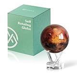 MOVA Globe - Mars Classic (4.5") | Rotating Planet Model for Space Decor and Astronomy Gifts | Solar-Powered Motion | No Batteries or Cords Needed