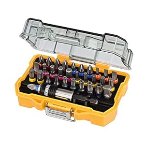 DeWalt DT7969-QZ Set Avvitatura Composto da 32 Pezzi Assortiti, Adattatore Magnetico 1/4″