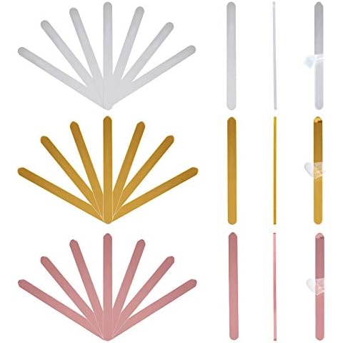 AHANDMAKER 30 palitos Reutilizables de acrílico para Tartas Cover