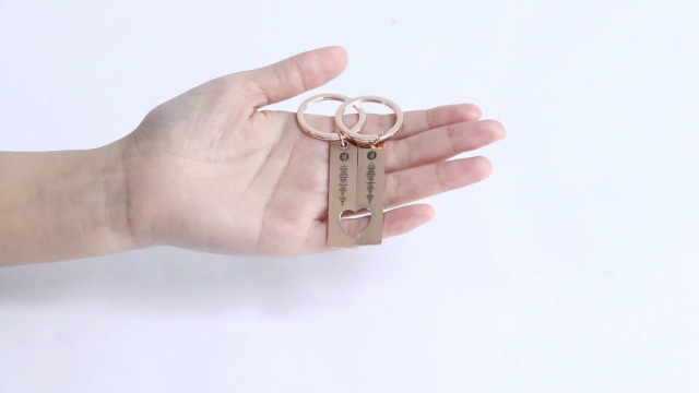 Generic Portachiavi Personalizzato con Codice Spotify Scansionabile, Romantico, Unisex, Argento