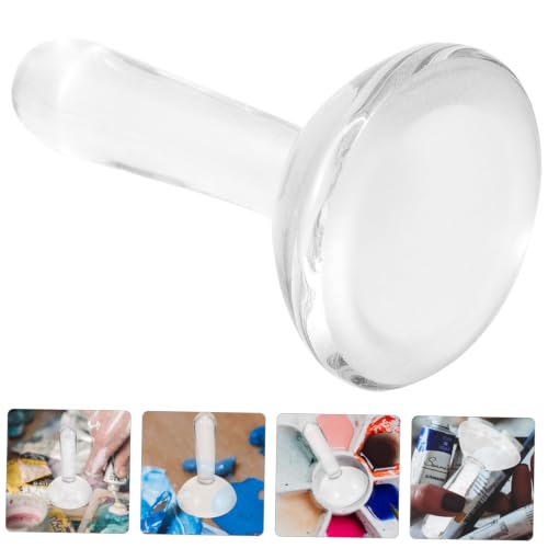 Pestle de vidrio para pigmento NUOBESTY transparente miniatura 3