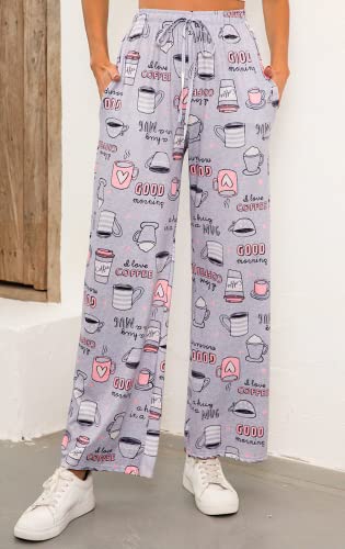 Image of X-Image Women Comfy Casual Pajama Pants with Pockets & Drawstring