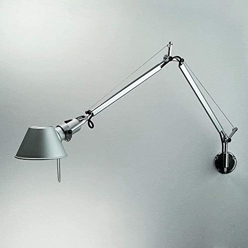 Brazo oscilante largo para aplique de pared de metal con diseño minimalista 2