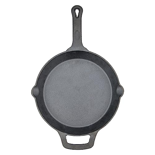 Winco Cast Iron Skillet, Black #TOP7