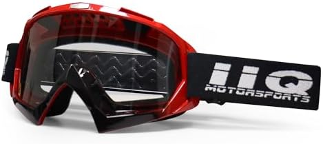 IIQBOVEN Motorradbrille,Motocrossbrille,Dirt Bike Brille,ATV Brille,Off Road Brille,Fahrradbrille,MX Brille für Männer Frauen Jugend Fit über Brille UV400 Winddichte staubdichte mt