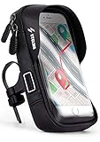 FUNKTIONALE SCHUTZHÜLLE: Touchsignale werden durch das um 360° schwenkbare Telefon Cover direkt weitergeben, sodass das Smartphone auch mit Fahrradhalterung uneingeschränkt genutzt werden kann.