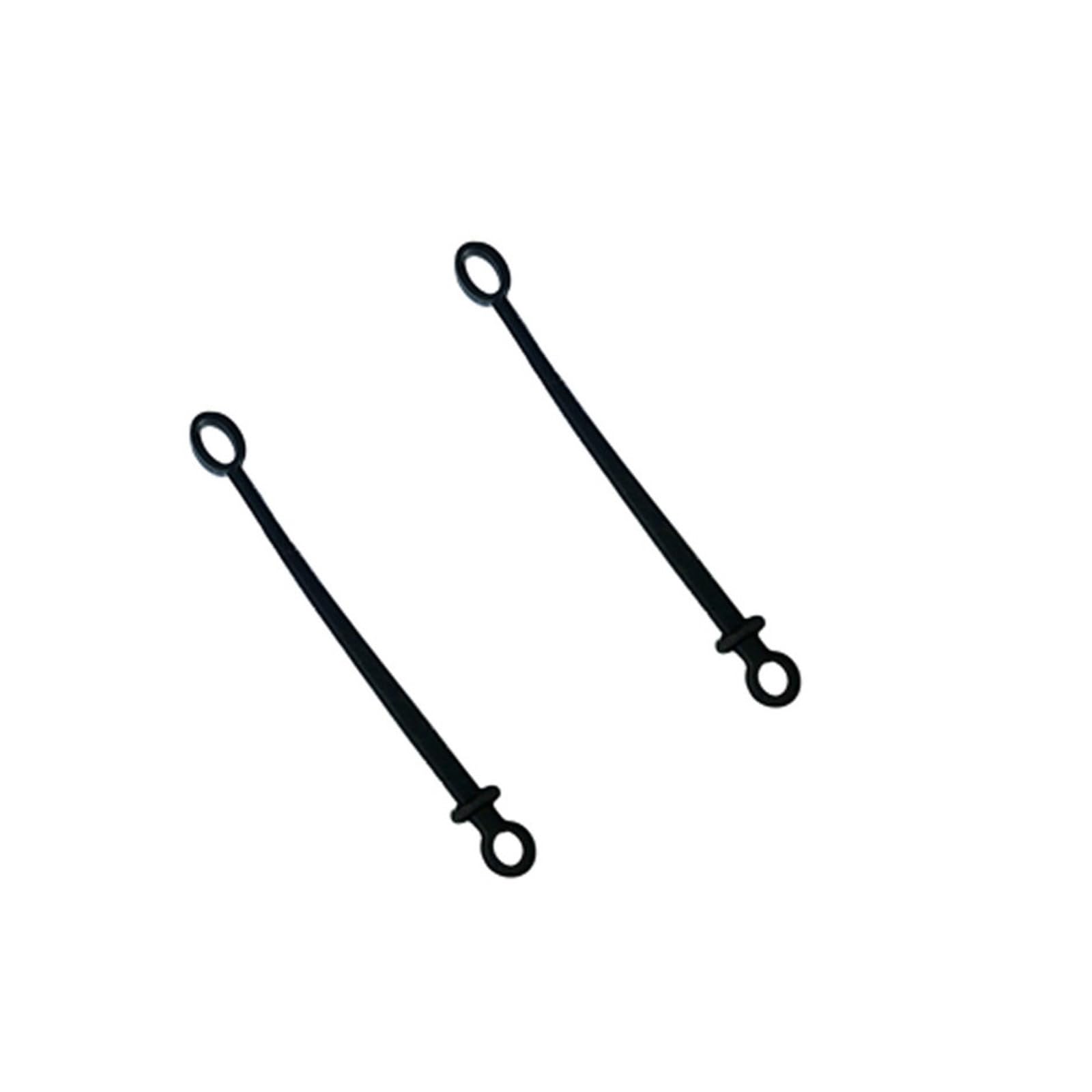 Qsvbeeqj 2PCS Charging Adapter Keeper Holder for Pad Pencil Tablets Pen Cap Connector Anti Loss Silicone Cord 9.5cm Micro USB and USB C Charging Adapters