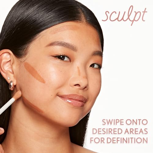 COVERGIRL TruBlend Sun & Sculpt Bronzing Glow Serum, Buildable, Radiant Glow, Wand and Pump Applicator - 30 Light Medium - image 9